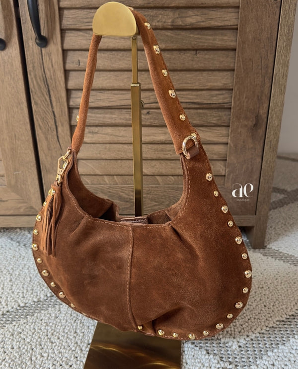 Stud SUEDE BAG (055)
